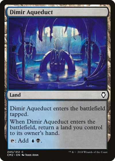 Dimir Aqueduct (Commander Anthology Volume II) Light Play