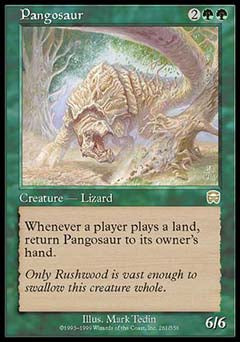 Pangosaur (Mercadian Masques) Medium Play Foil