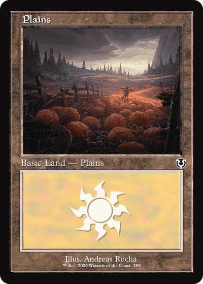 Plains (289) (Retro Frame) (Innistrad Remastered) Near Mint