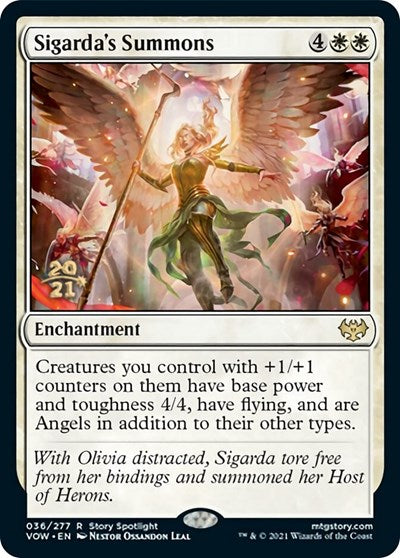 Sigarda's Summons (Promos: Prerelease Cards) Near Mint Foil