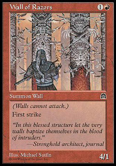 Wall of Razors (Stronghold) Light Play