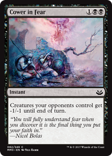 Cower in Fear (Modern Masters 2017) Light Play
