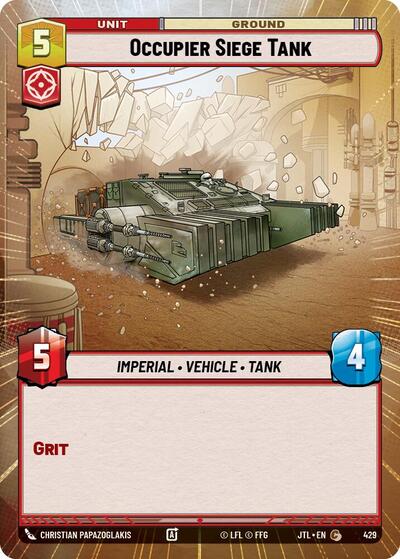 Occupier Siege Tank (Hyperspace) (Jump to Lightspeed) Near Mint