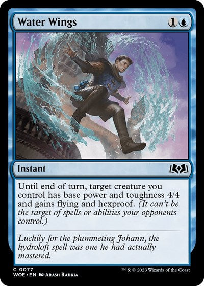 Water Wings (Wilds of Eldraine) Near Mint Foil