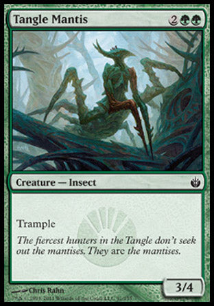 Tangle Mantis (Mirrodin Besieged) Light Play Foil