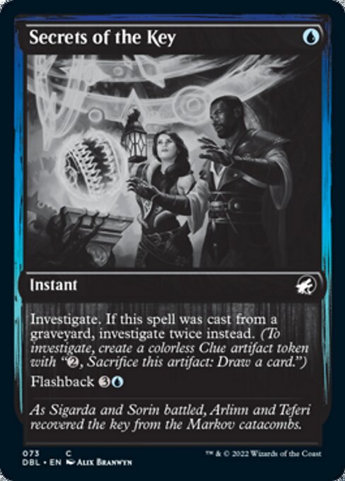 Secrets of the Key (Innistrad: Double Feature) Light Play Foil