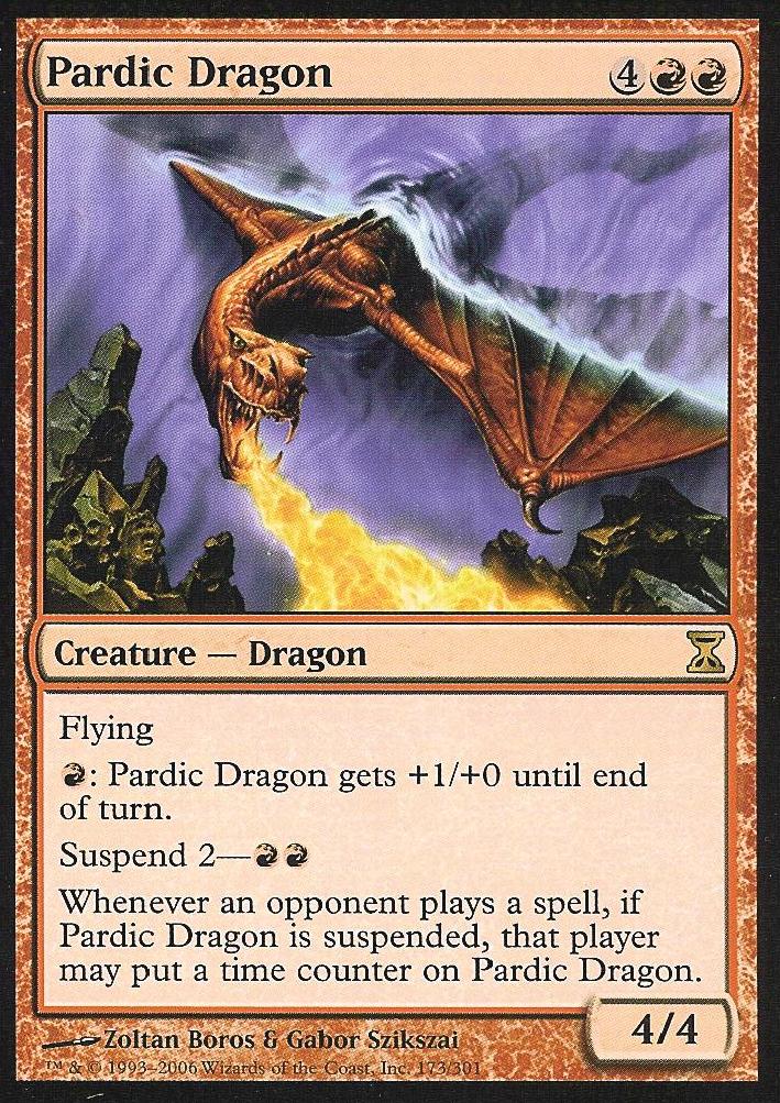 Pardic Dragon (Time Spiral) Near Mint