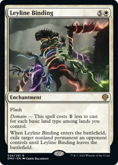 Leyline Binding (Promo Pack: Dominaria United) Near Mint Foil