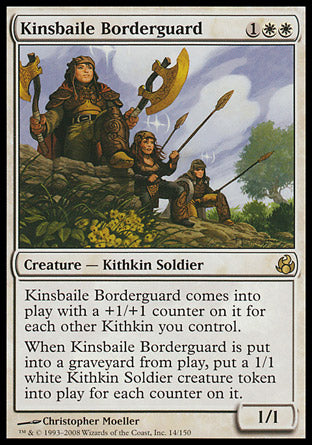 Kinsbaile Borderguard (Morningtide) Damaged / Poor Foil