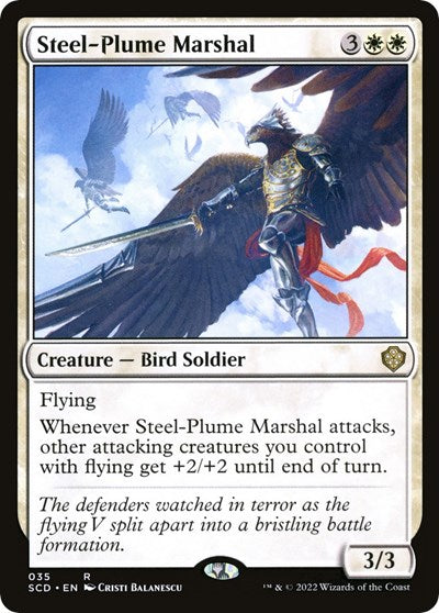 Steel-Plume Marshal (Commander 2022 Starter Decks) Near Mint