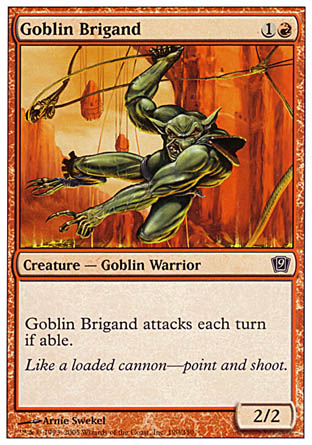 Goblin Brigand (9th Edition) Light Play