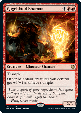 Rageblood Shaman (Jumpstart) Damaged / Poor