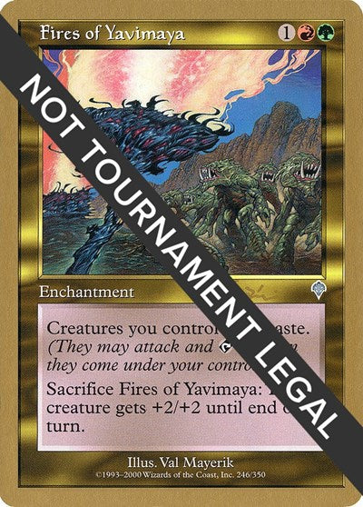Fires of Yavimaya - 2001 Jan Tomcani (INV) (World Championship Decks) Medium Play