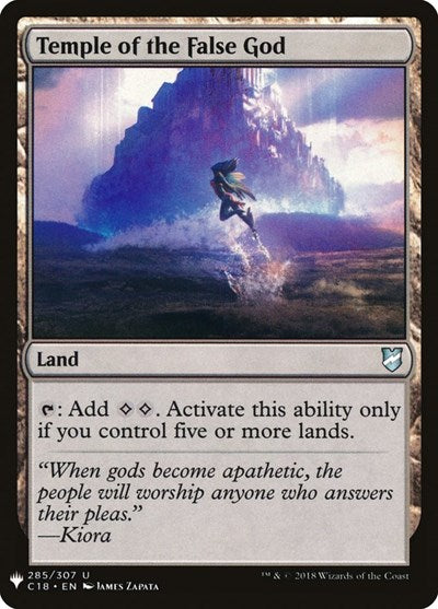 Temple of the False God (Mystery Booster) Light Play