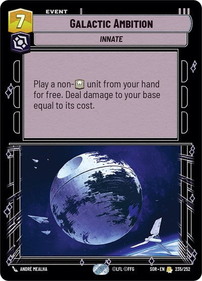 Galactic Ambition (Spark of Rebellion) Near Mint Foil