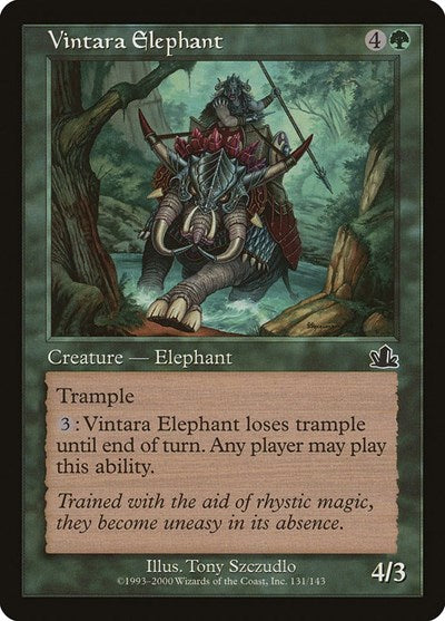 Vintara Elephant (Prophecy) Medium Play Foil