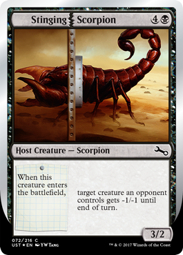 Stinging Scorpion (Unstable) Near Mint