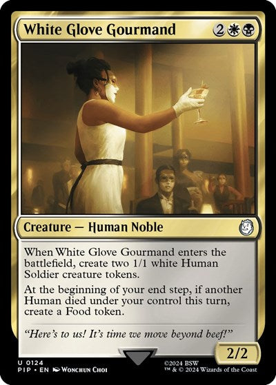 White Glove Gourmand (Universes Beyond: Fallout) Near Mint Foil