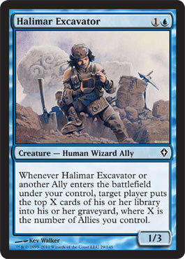 Halimar Excavator (Worldwake) Light Play