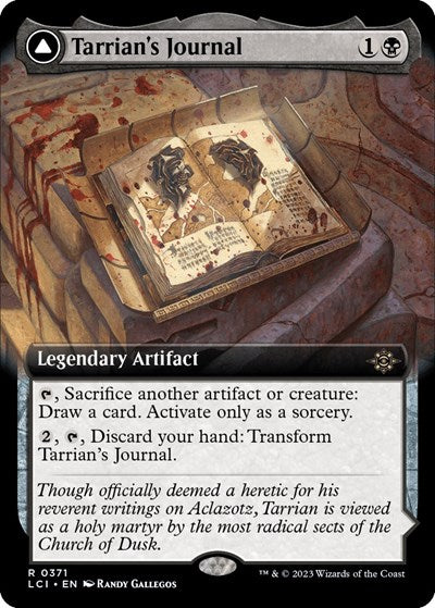 Tarrian's Journal (Extended Art) (The Lost Caverns of Ixalan) Light Play Foil