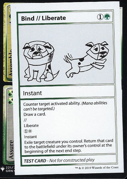 Bind / Liberate (Mystery Booster Test Print) Near Mint