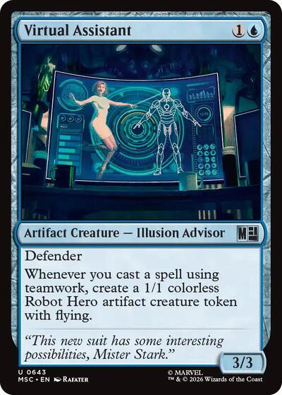 Virtual Assistant (Commander: Marvel Super Heroes) Near Mint