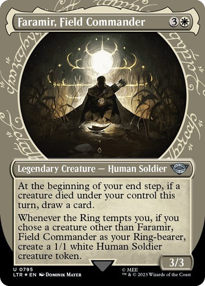 Faramir, Field Commander (Showcase) (Surge Foil) (Universes Beyond: The Lord of the Rings: Tales of Middle-earth) Near Mint Foil
