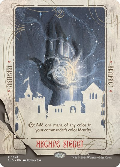 Arcane Signet (1641) (Secret Lair) Light Play