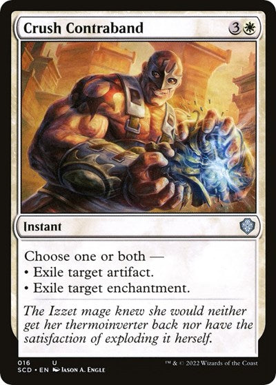 Crush Contraband (Commander 2022 Starter Decks) Medium Play