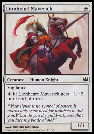 Lionheart Maverick (Duel Decks: Knights vs Dragons) Light Play