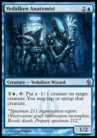 Vedalken Anatomist (Mirrodin Besieged) Medium Play