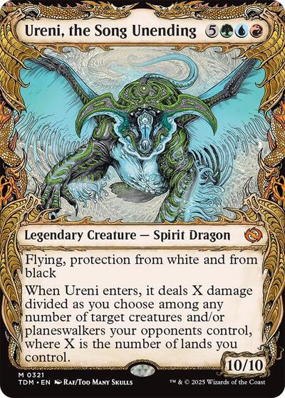 Ureni, the Song Unending (Showcase) (Tarkir: Dragonstorm) Near Mint