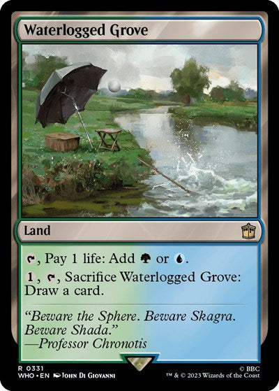 Waterlogged Grove (Universes Beyond: Doctor Who) Near Mint Foil