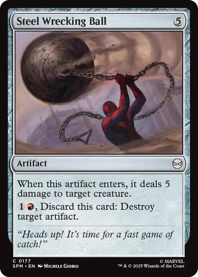 Steel Wrecking Ball (Marvel's Spider-Man) Light Play Foil