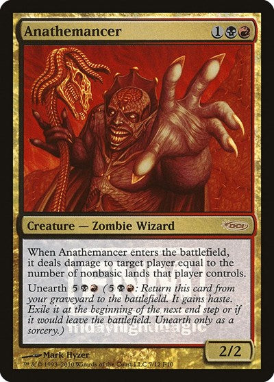 Anathemancer (Promos: FNM) Heavy Play Foil