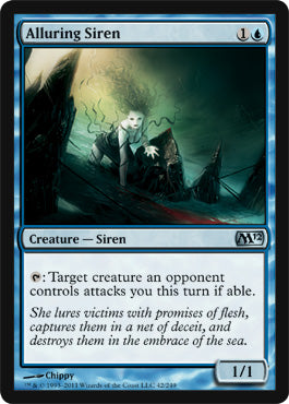 Alluring Siren (Magic 2012 Core Set) Light Play