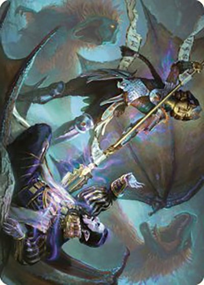 Huatli's Final Strike Art Card (Art Series: The Lost Caverns of Ixalan) Near Mint