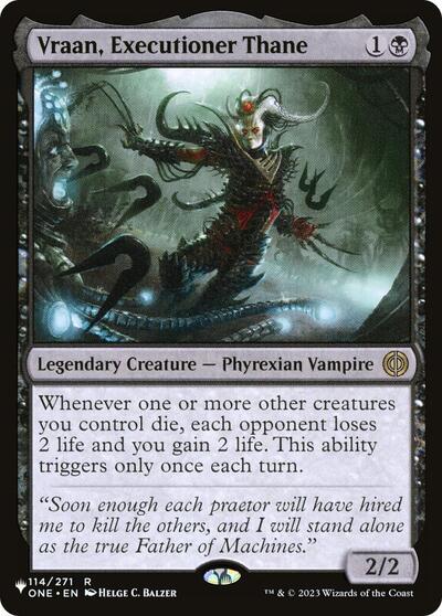 Vraan, Executioner Thane (The List) Medium Play