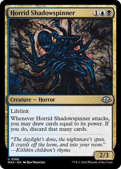 Horrid Shadowspinner (Modern Horizons 3) Light Play Foil