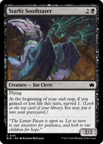 Starlit Soothsayer (Bloomburrow) Near Mint