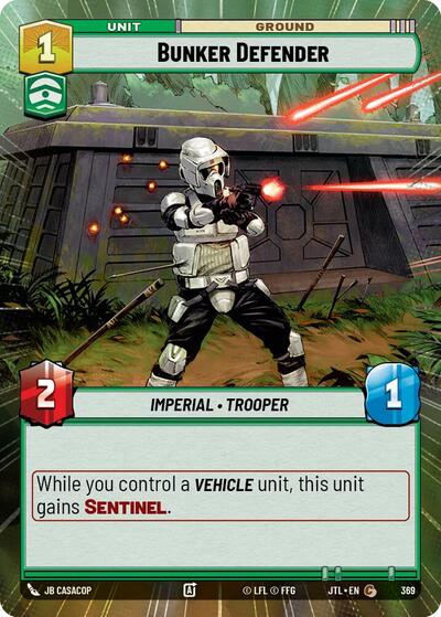 Bunker Defender (Hyperspace) (Jump to Lightspeed) Near Mint