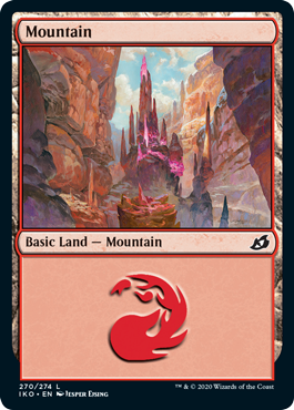 Mountain (270) (Ikoria: Lair of Behemoths) Light Play Foil