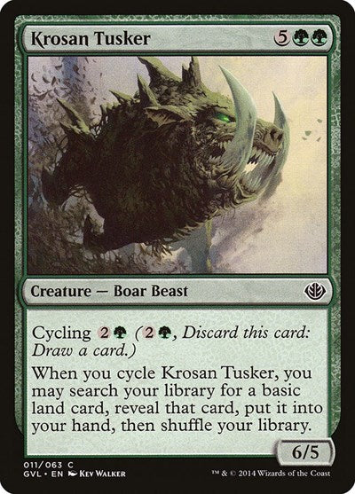 Krosan Tusker (Duel Decks: Anthology) Light Play
