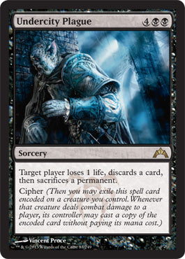 Undercity Plague (Gatecrash) Light Play Foil