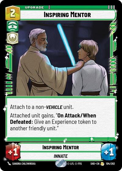 Inspiring Mentor (Shadows of the Galaxy) Near Mint Foil