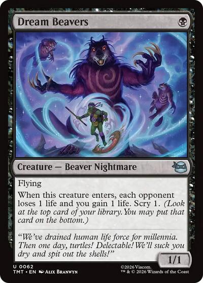Dream Beavers (Teenage Mutant Ninja Turtles) Light Play Foil