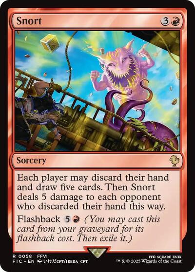 Snort (Surge Foil) (Commander: FINAL FANTASY) Near Mint Foil