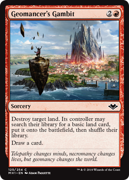 Geomancer's Gambit (Modern Horizons) Light Play