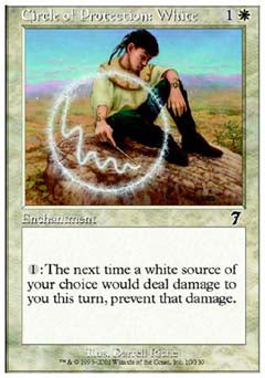 Circle of Protection: White (7th Edition) Medium Play