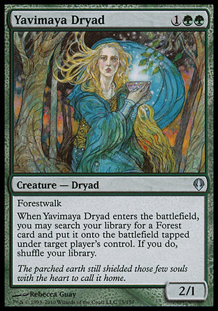 Yavimaya Dryad (Archenemy) Light Play